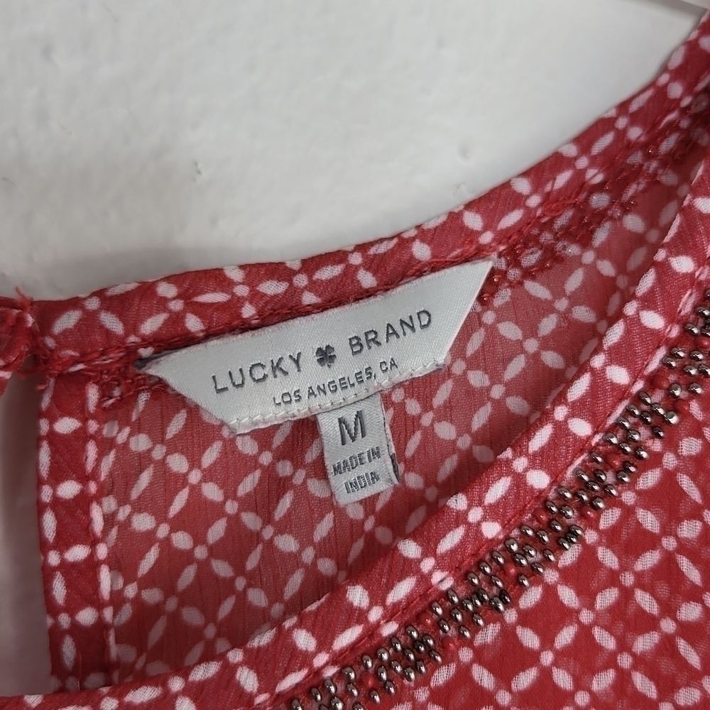 Lucky BRAND Blouse Top - Picture 3 of 9